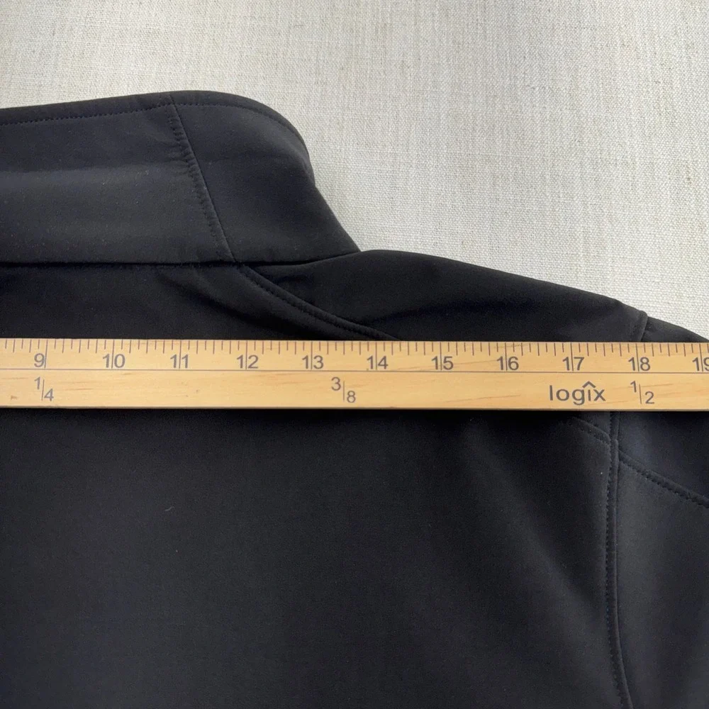 Black Diamond Mens Softshell Fleece Lined Jacket Black Large Full Zip